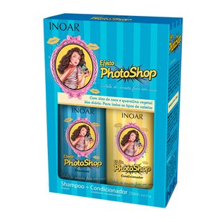 Kit Shampoo + Condicionador Inoar Efeito Photoshop Kit