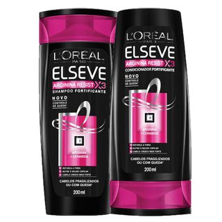 Kit Shampoo + Condicionador L'Oréal Paris Elseve Arginina Resist X3 Kit