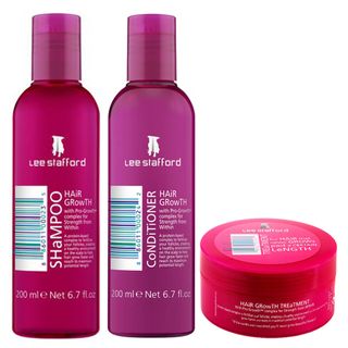 Kit Shampoo + Condicionador + Máscara Lee Stafford Hair Growth Kit