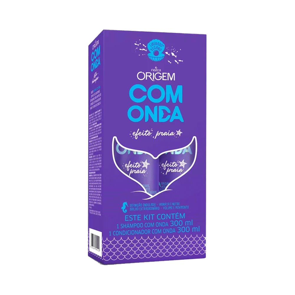 Kit Shampoo + Condicionador Nazca Origem com Ondas 300ml