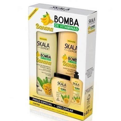 Kit Shampoo+condicionador Skala Bomba de Vitamina de Banana