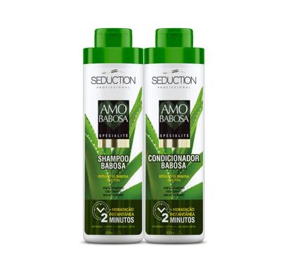 Kit Shampoo e Condicionador Amo Babosa Espécialité 800ml - Seduction Profissional
