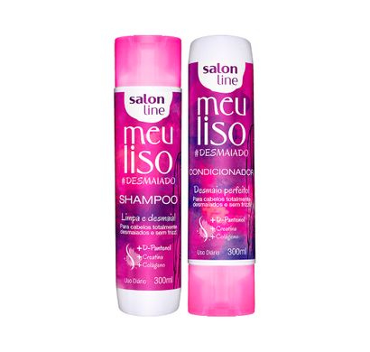 Kit Shampoo e Condicionador Meu Liso #Desmaiado - Salon Line