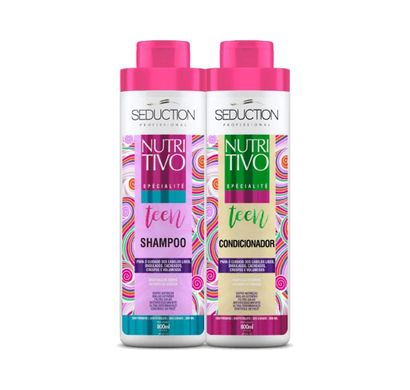 Kit Shampoo e Condicionador Nutritivo Espécialité Teen 800ml - Seduction Profissional