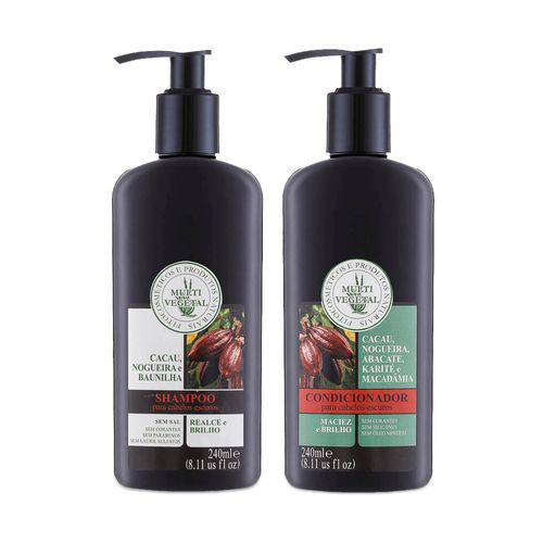 Kit Shampoo e Condicionador para Cabelos Escuros - Multi Vegetal