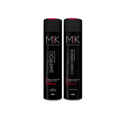 Kit Shampoo e Condicionador Proteção da Cor - MK Cosmestic