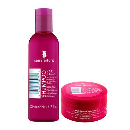 Kit Shampoo + Máscara Hidratante Lee Stafford Hair Growth