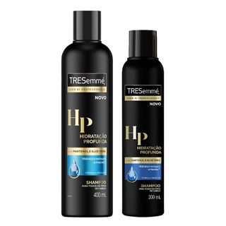 Kit Shampoo Tresseme Hidratação Profunda 400ml + Shampoo Tresseme Hidratação Profunda 200ml