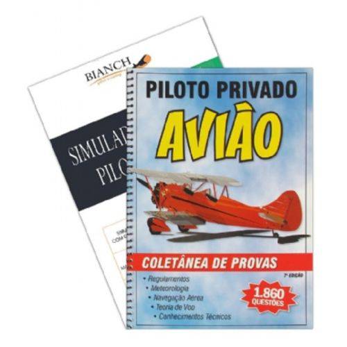 Kit Simulados Piloto Privado Bianch Aeroclube de SP