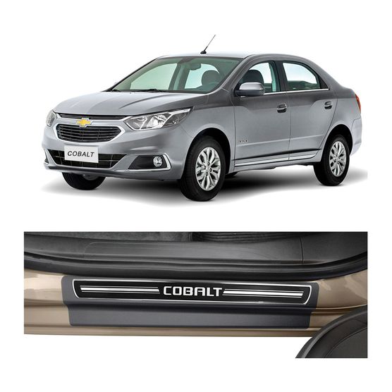 Kit Soleira Chevrolet Cobalt Elegance Premium 2012 a 2015 4 Portas Kit Soleira Chevrolet Cobalt Elegance Premium 2012 a 2015 4 Portas