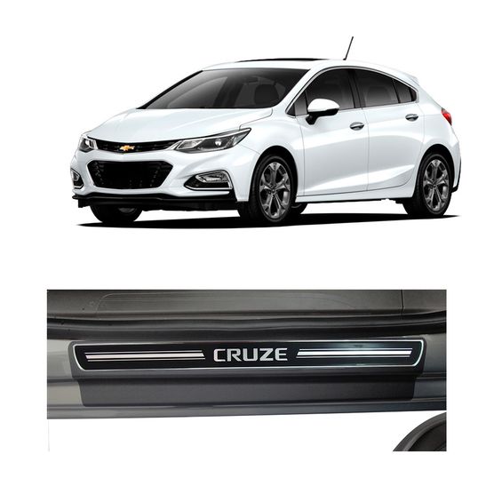 Kit Soleira Chevrolet Cruze Elegance Premium 2012 a 2015 4 Portas
