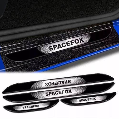 Kit Soleira da Porta Spacefox com Black Over Resinado