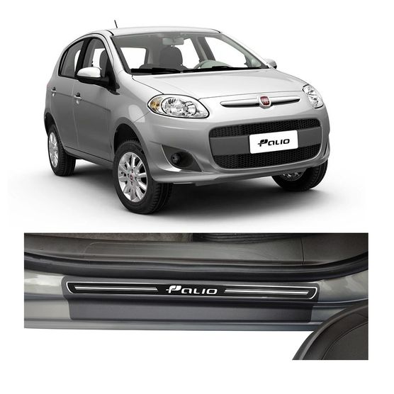 Kit Soleira Fiat Palio Elegance Premium 2012 a 2015 4 Portas Kit Soleira Fiat Palio Elegance Premium 2012 a 2015 4 Portas