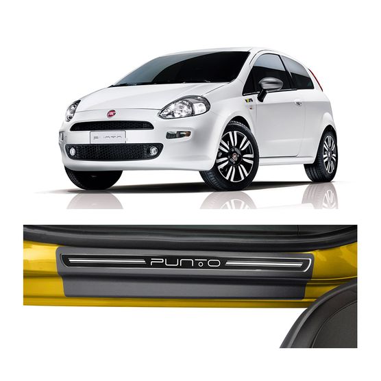 Kit Soleira Fiat Punto Elegance Premium 2013 a 2015 4 Portas
