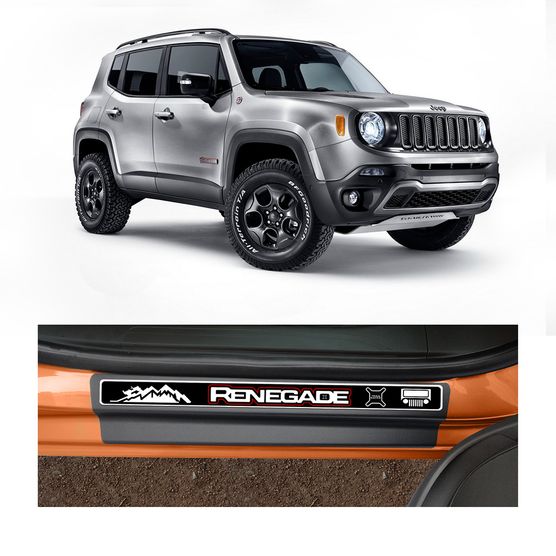 Kit Soleira Jeep Renegade Elegance Premium 2015 4 Portas