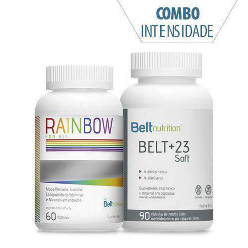 Kit Suplemento Vitamina 1 Belt+23 Soft e 1 Rainbow