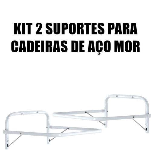 Kit 2 Suportes para Cadeira Aço Mor