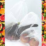 20 Saquinhos Frutas Legumes Mercado Sustentável Reutilizado Ecobags