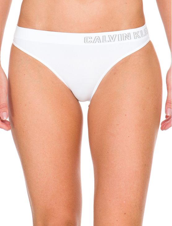 Kit 2 Tangas Sem Costura Calvin Klein Underwear Branco - G