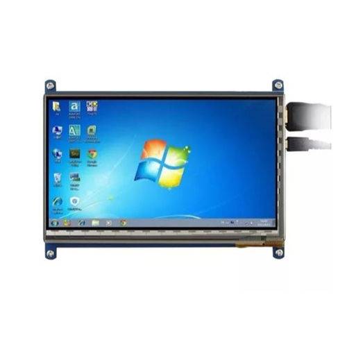 Kit Tela LCD Touch Screen 7 Polegada 800x480 para Raspberry