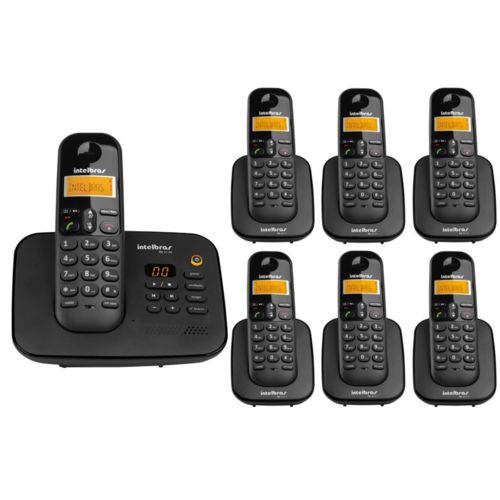 Kit Telefone Sem Fio Ts 3130 + 6 Ramal Ts 3111 Intelbras