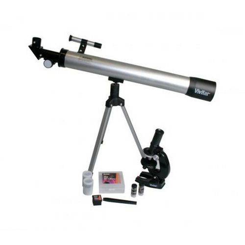 Kit Telescópio Viv-Telmic30 120x e Microscópio 600x - Vivitar