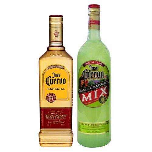 Kit Tequila Jose Cuervo Ouro 750ml e Margarita Mix 1 Lt