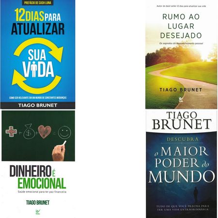 Kit Tiago Brunet - 4 Livros