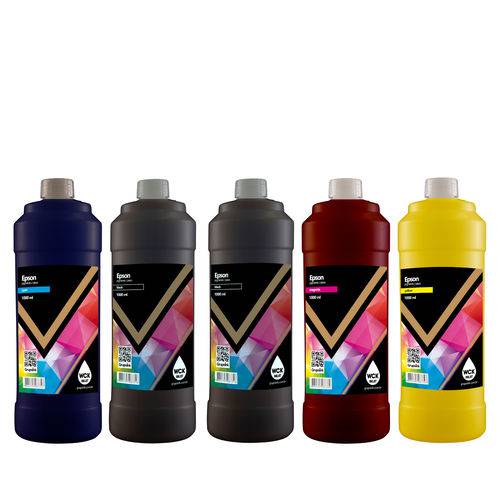 Kit Tinta Pigmentada Epson WCK com 5 Litros