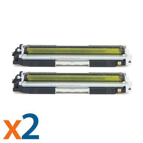 Kit 2 Toners para HP CP1025 | M175NW | CE312A | 126A Yellow Compatível