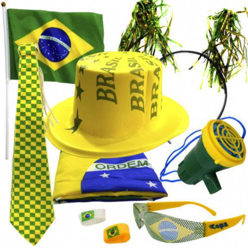 Kit Torcedor do Brasil Especial 9 Itens 1 Unidade