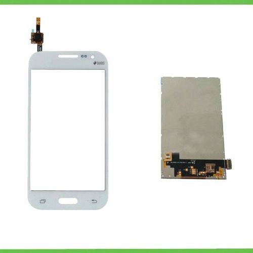 Kit Touch + Display LCD Samsung Galaxy Win 2 Duos Tv G360 Branco
