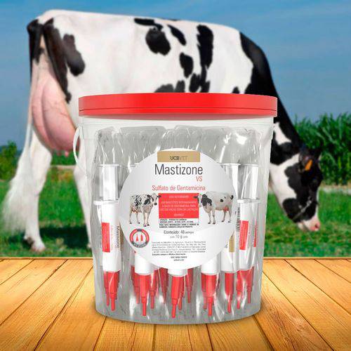 Kit Tratamento de Mastite - Balde Mastizone Vaca Seca - 48 Unidades