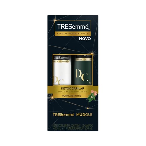 Kit Tresemme Shampoo 400ml + Condicionador 200ml Detox
