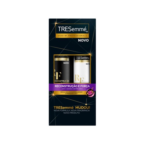 Kit Tresemme Shampoo 400ml + Condicionador 200ml Reconstrução e Força