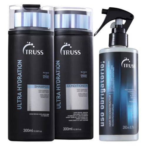 Kit Truss Ultra Hydration Shampoo e Condicionador + Uso Obrigatório