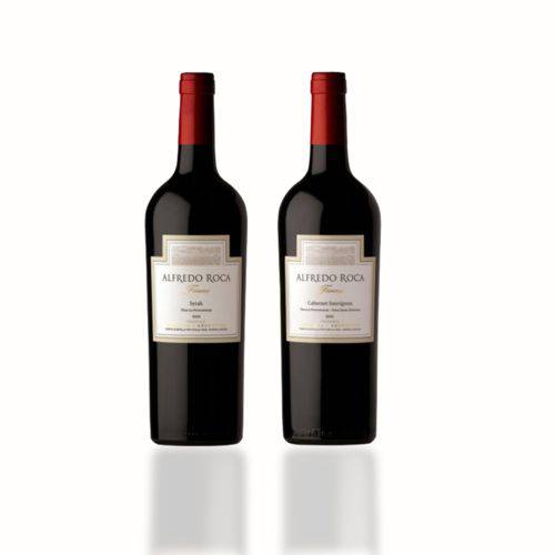 Kit 2 Unidades - Vinho Alfredo Roca Fincas Cabernet Sauvignon + Syrah - Tinto - Argentina - 750ml