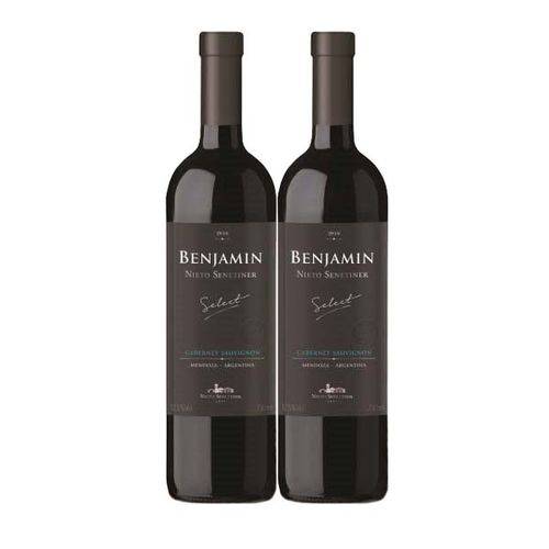 Kit 2 Unidades - Vinho Benjamin Select Cabernet Sauvignon Tinto - Argentina - 750ml