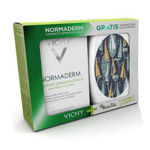 Kit Vichy Sabonete Normaderm 80g + Saboneteira Loreal