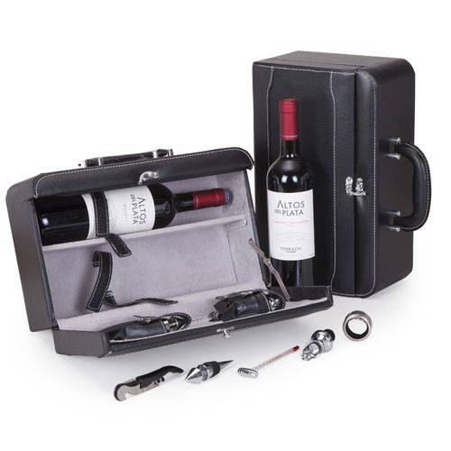 Kit 2 Vinhos Argentino Terrazas +maleta +5 Acessórios