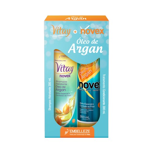 Kit Vitay Óleo de Argan Shampoo 300ml + Condicionador 300ml