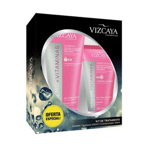 Kit Vizcaya Brilho + Vitaminas (Shampoo e Condicionador) Conjunto