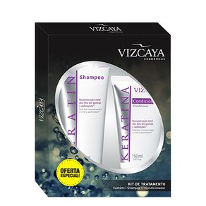 Kit Vizcaya Keratina (Shampoo e Condicionador) Conjunto