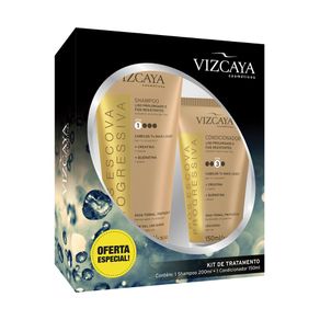 Kit Vizcaya Pós-Escova Progressiva (Shampoo e Condicionador) Conjunto