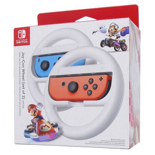 Kit 2 Volantes para Nintendo Joy-Con Branco - Switch
