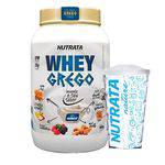 Kit Whey Grego 900g Natural + Copo - Nutrata