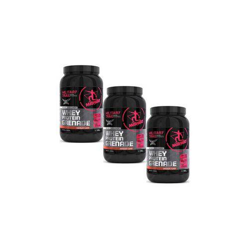 Kit 3 Whey Protein Grenade - Midway - 900g Chocolate