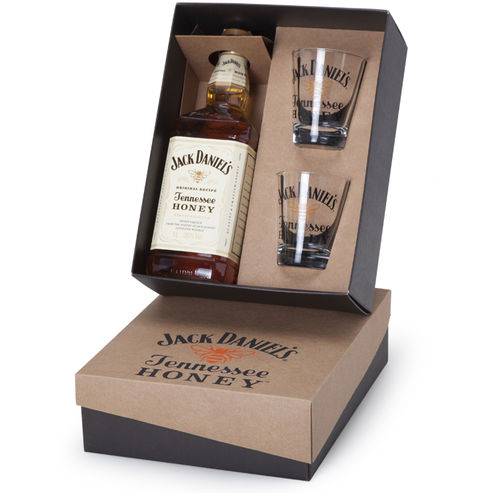 Kit Whisky Jack Daniel´s + 2 Copos de Vidro