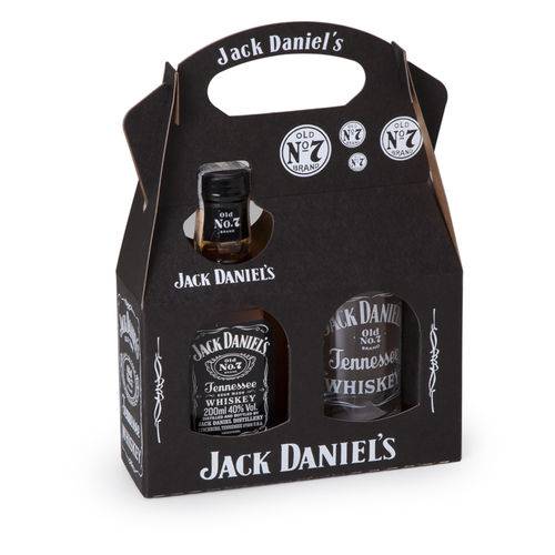 Kit Whisky Jack Daniel's 200ml + Copo Personalizado (SQ16630)