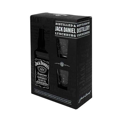 Kit Whisky Jack Daniel''s 750ml + 2 Copos - Edição Limitada